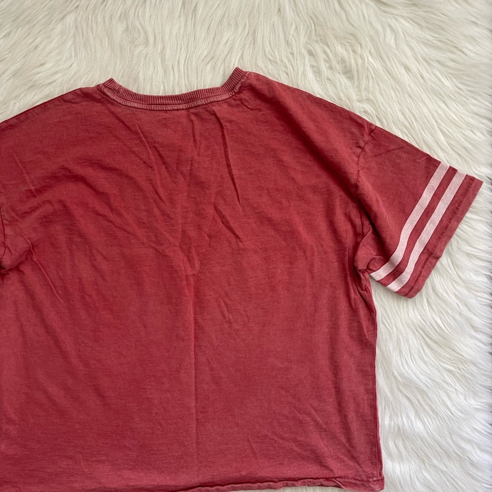 American Eagle Woodstock Football oversized cropped shirt Medium - Picture 7 of 9